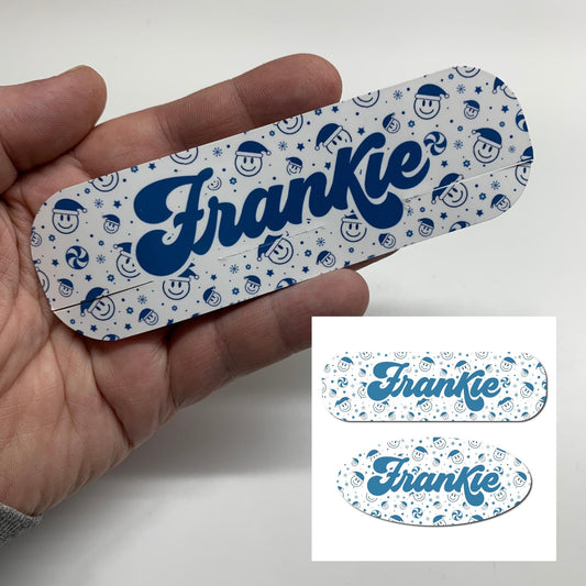 Blue Christmas Smiles and Candy Infinity or Kangaroo Joey Feeding Pump Decal