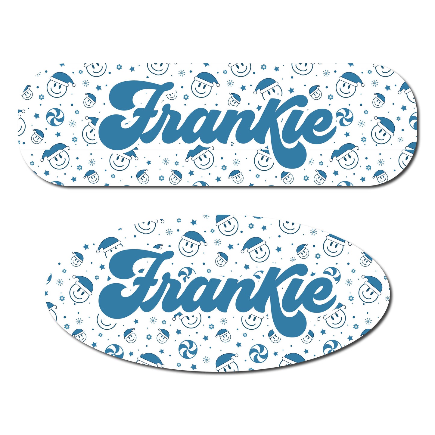 Blue Christmas Smiles and Candy Infinity or Kangaroo Joey Feeding Pump Decal