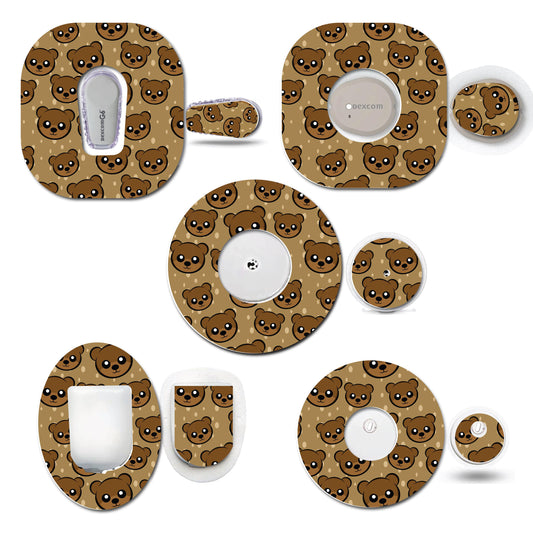 Cute Bears Set CGM Patch