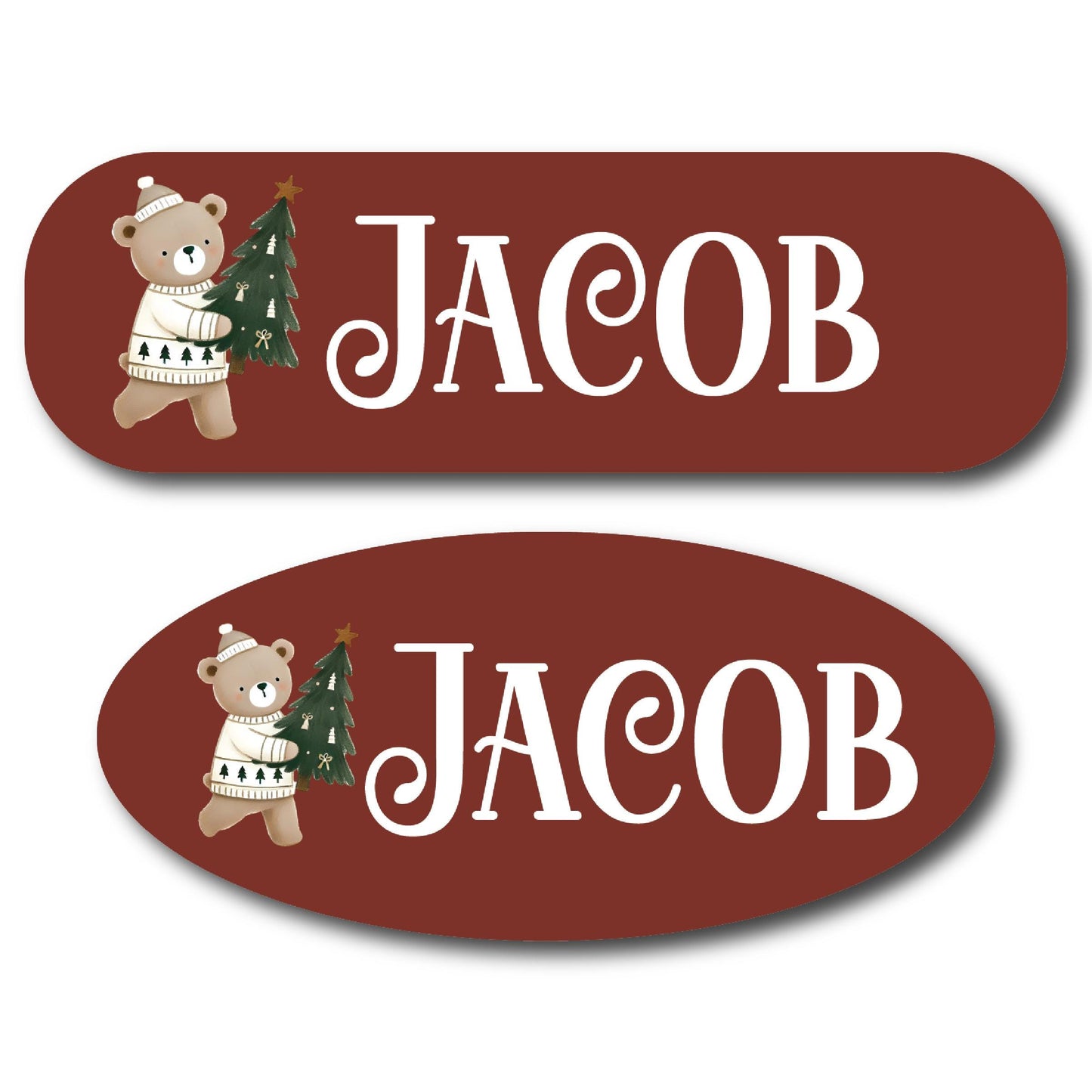 Christmas Bear Infinity or Kangaroo Joey Feeding Pump Decal