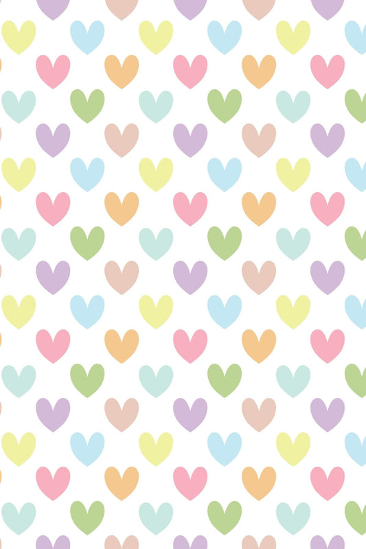 Pastel Hearts Tubie Tape