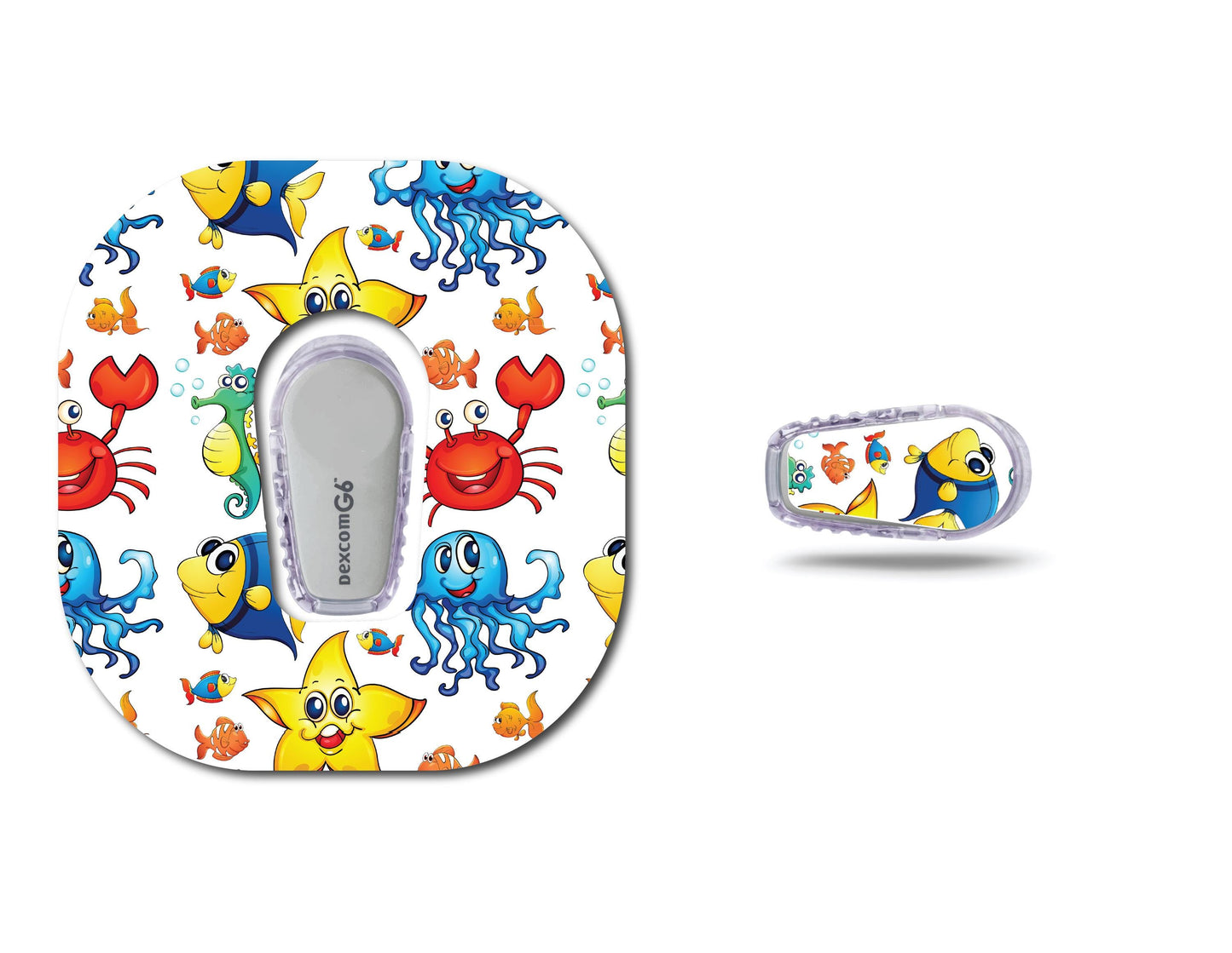 Sea Animals Continuous Glucose Monitor (CGM) Set