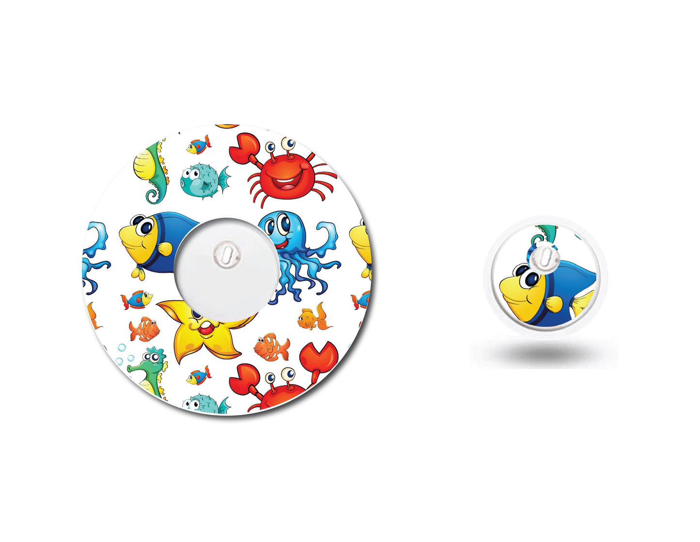 Sea Animals Continuous Glucose Monitor (CGM) Set