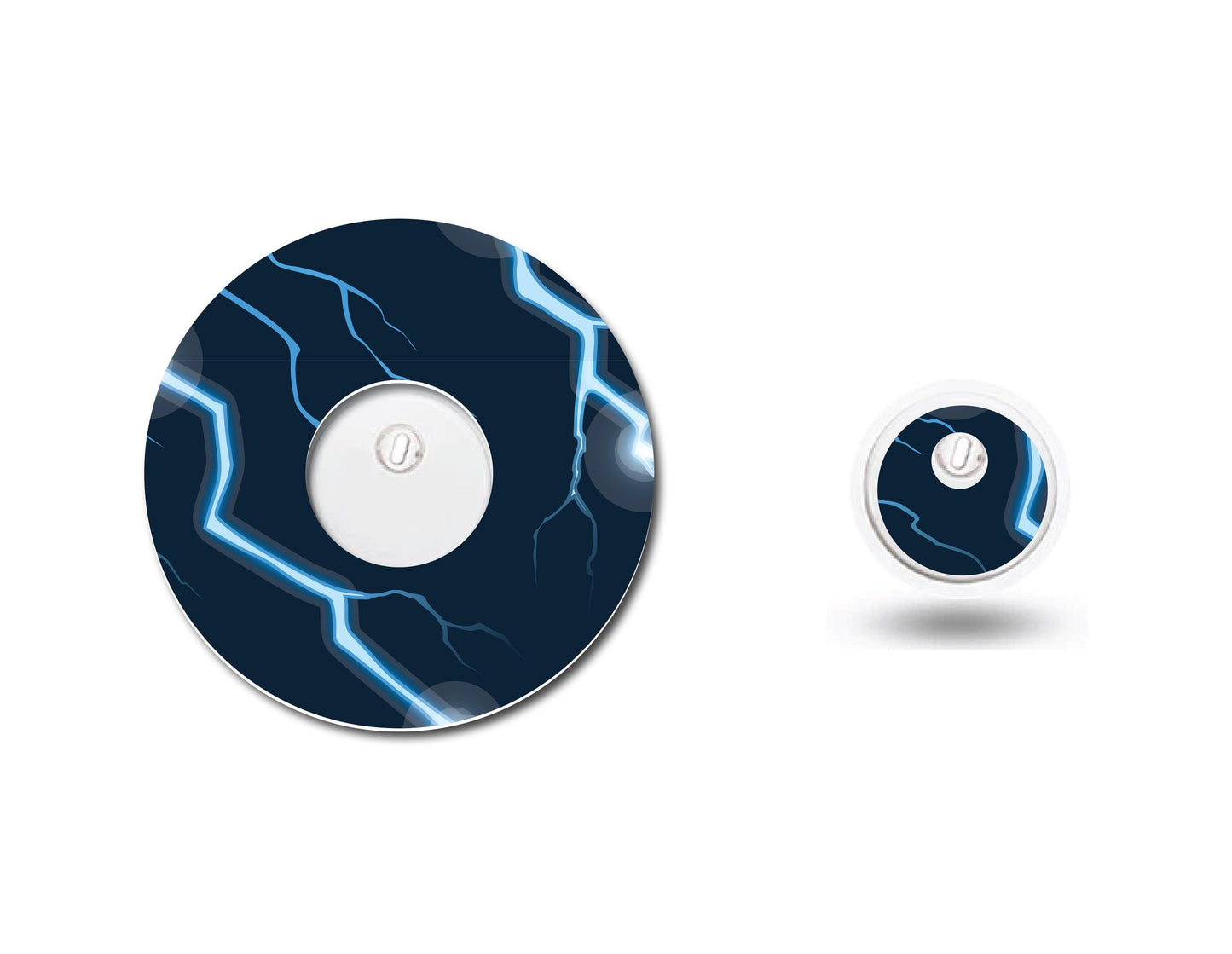 Lightening Blue Continuous Glucose Monitor (CGM) Decorative Set
