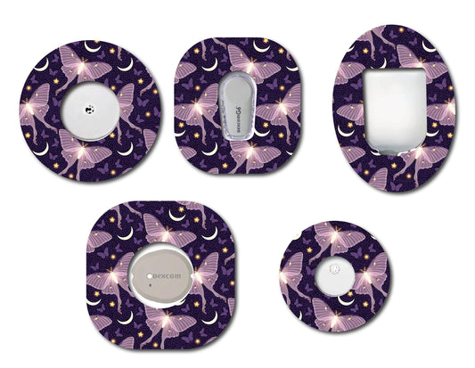 Moth Moon Star CGM Patch