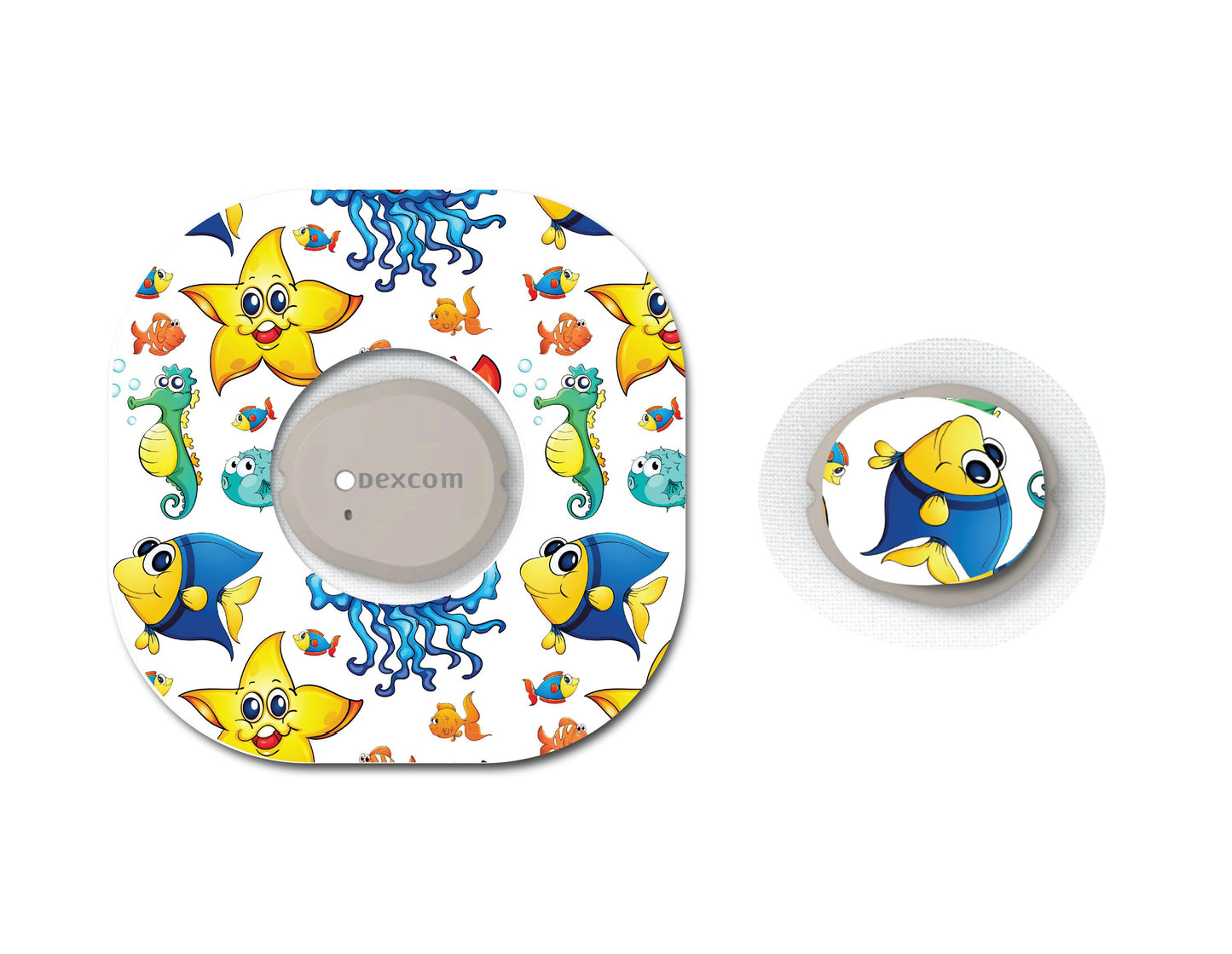 Sea Animals Continuous Glucose Monitor (CGM) Set