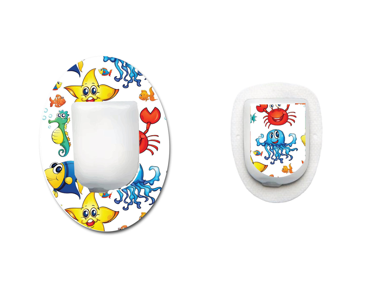 Sea Animals Continuous Glucose Monitor (CGM) Set