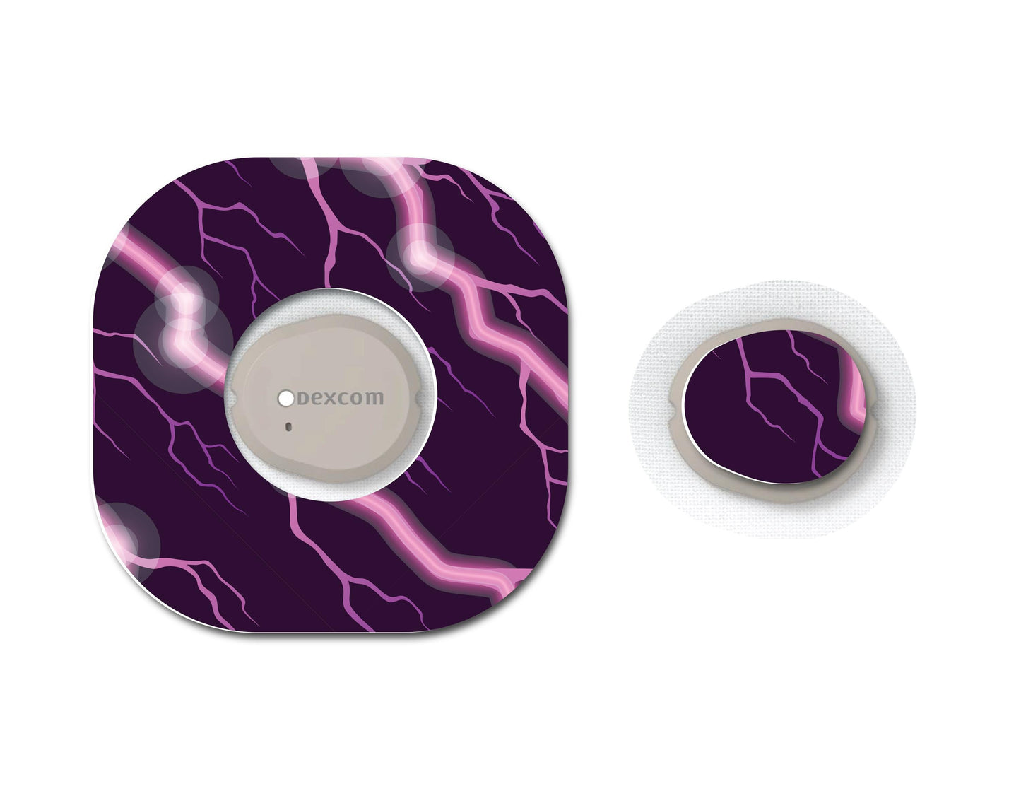Lightening Pink Continuous Glucose Monitor (CGM)Set