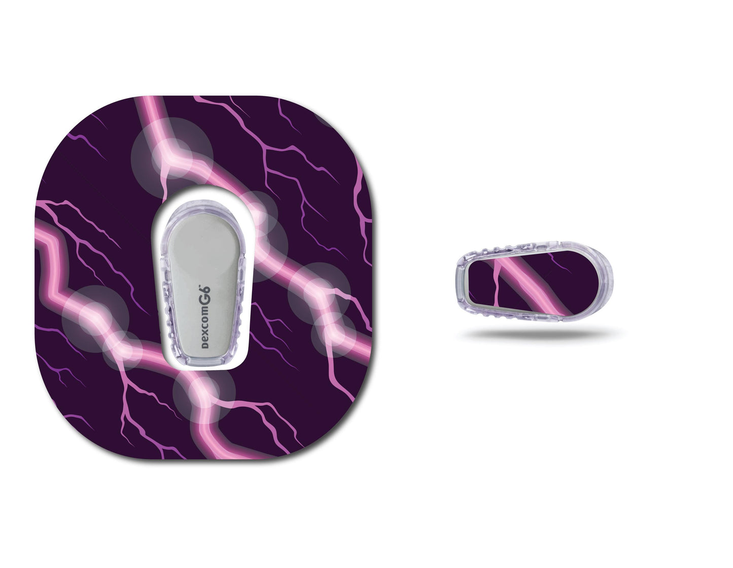 Lightening Pink Continuous Glucose Monitor (CGM)Set
