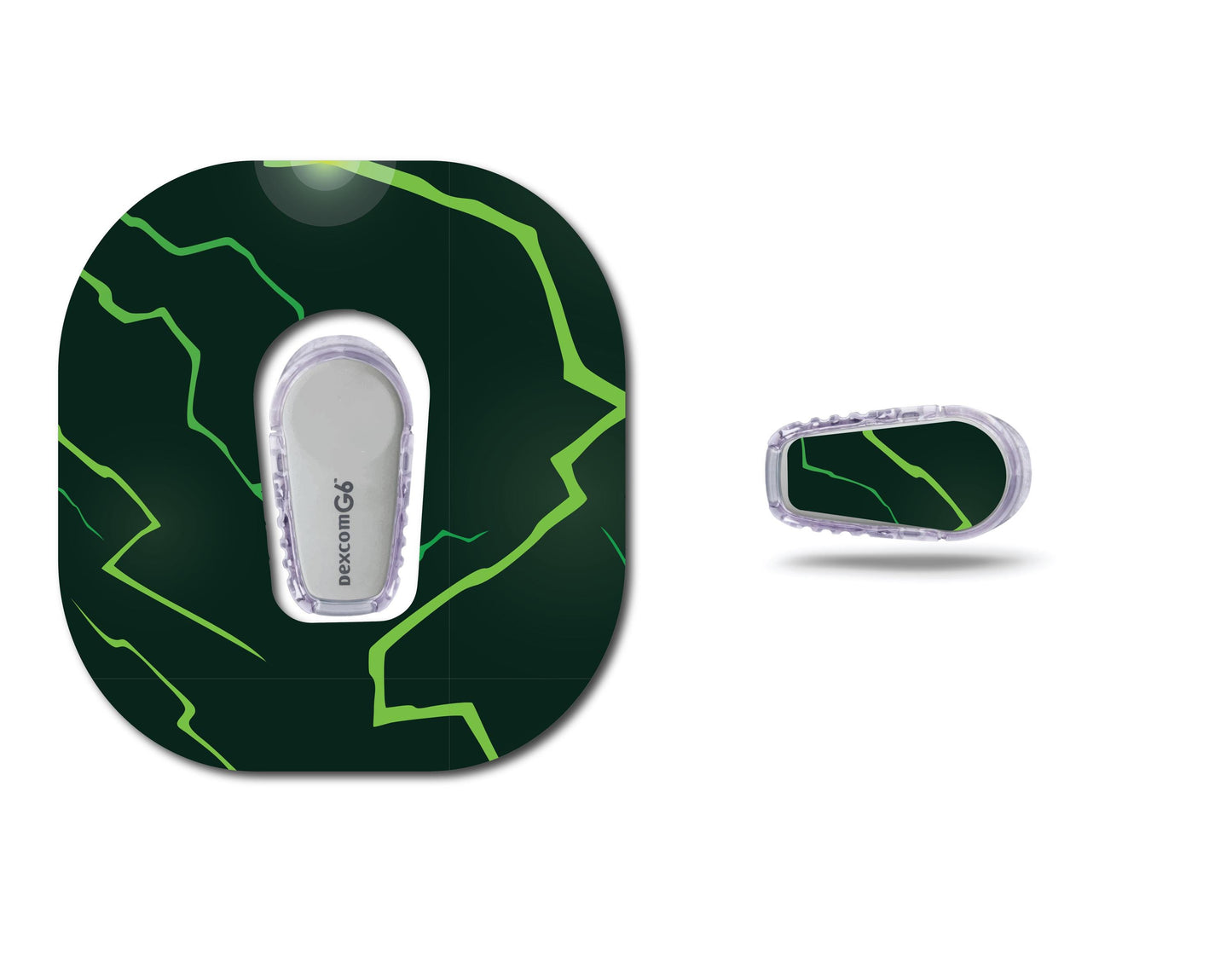 Lightening Green Continuous Glucose Monitor (CGM) Set
