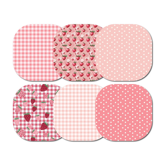 Strawberry Coquette Collection Dexcom G7 CMG Bundle of 6