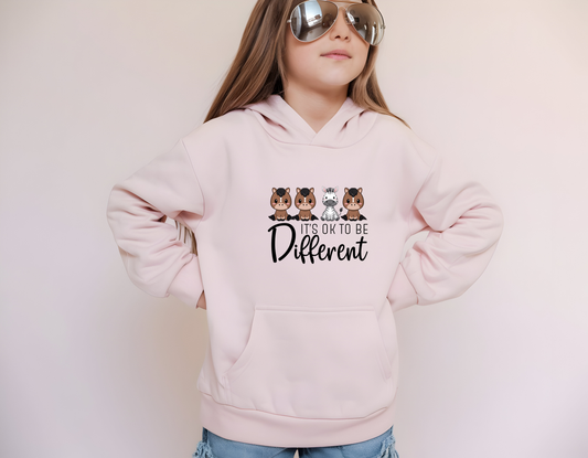 It's Ok To Be Different Classic Kids Pullover Hoodie