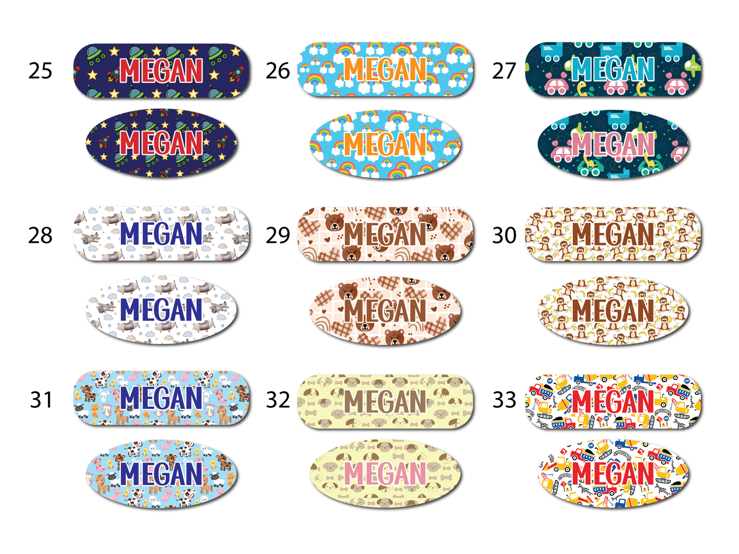 Boy Theme Infinity and Kangaroo Feeding Pump Decals