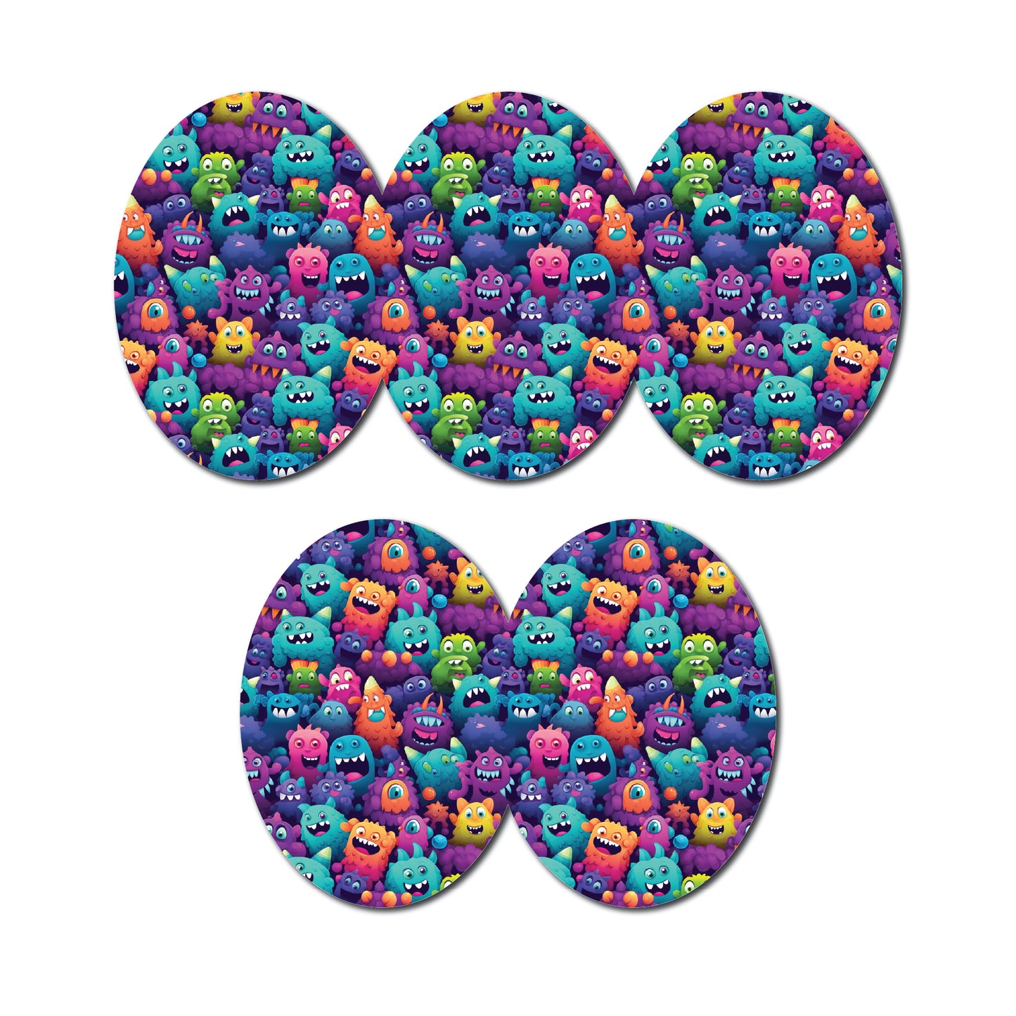 Monsters 5 Pack CGM Patches