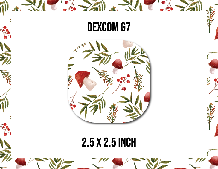 Mushroom Foliage CGM Decorative Over Patch (No Hole)