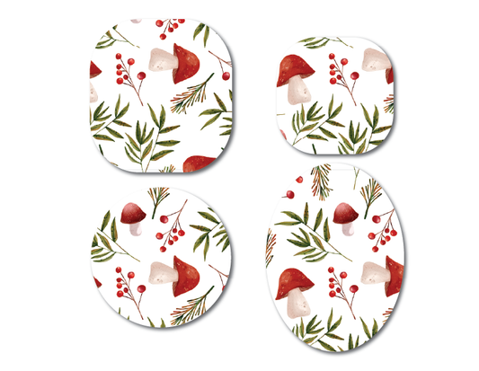 Mushroom Foliage CGM Decorative Over Patch (No Hole)