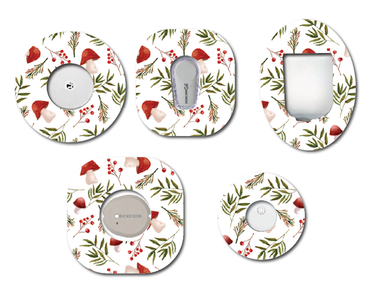Mushroom Foliage CGM Patch