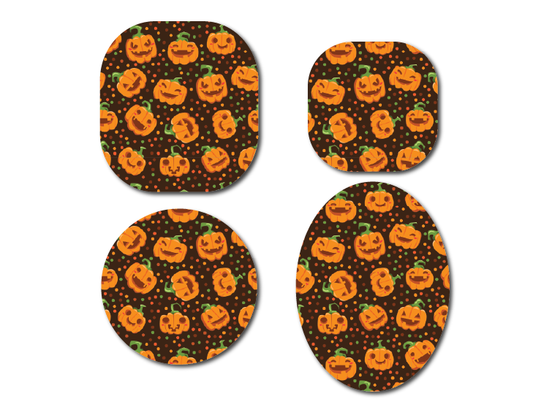 Silly Pumpkin CGM Decorative Over Patch (No Hole)