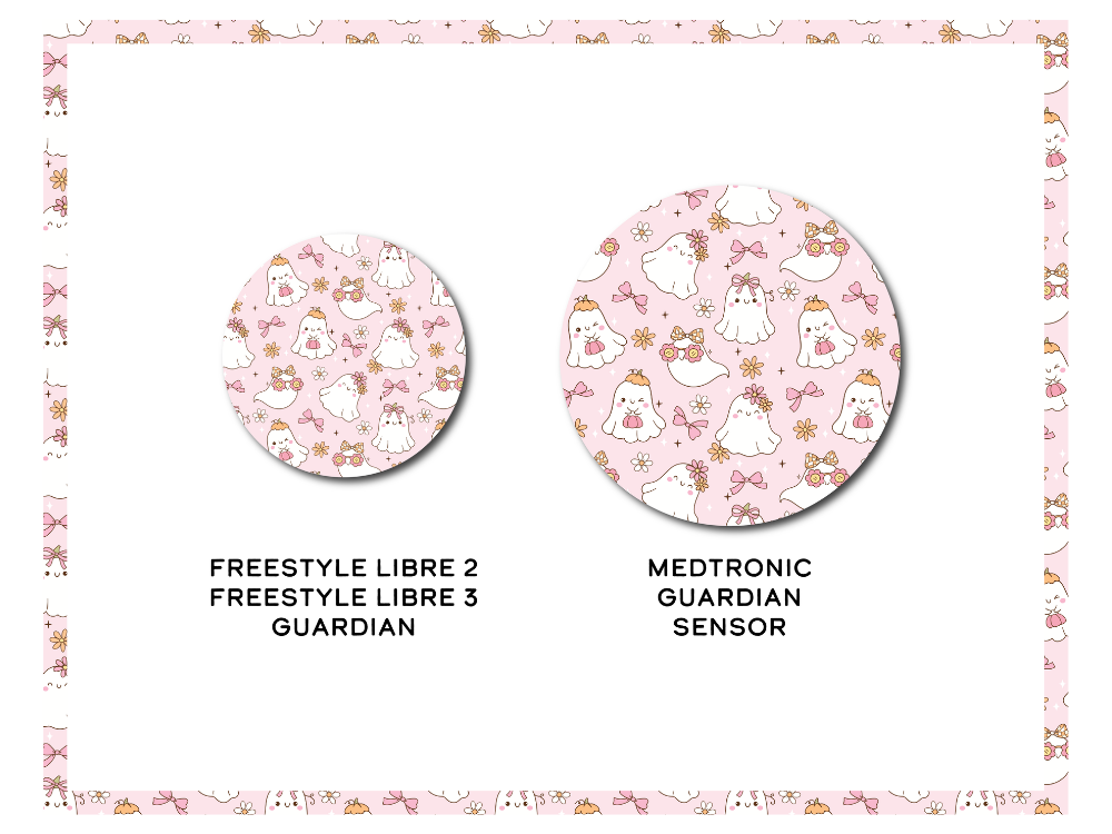 Strawberry Coquette Freestyle Libre 3 Over Patch (no hole) CGM- Set of 6