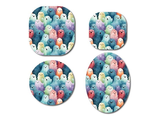 Pastel Ghosts CGM Decorative Over Patch (No Hole)