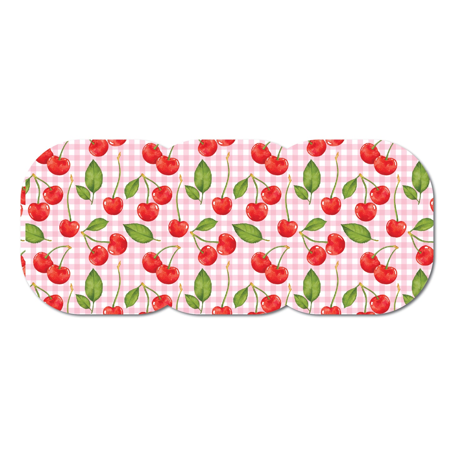 Strawberry Coquette Plaid 3 Pack CGM Patches