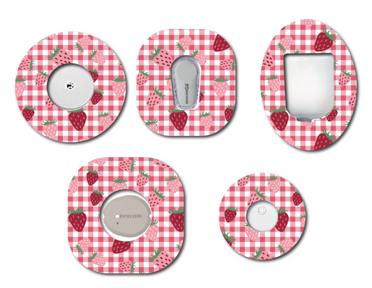 Strawberry Coquette CGM Patch