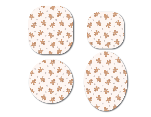 Retro Gingerbread CGM Decorative Over Patch (No Hole)