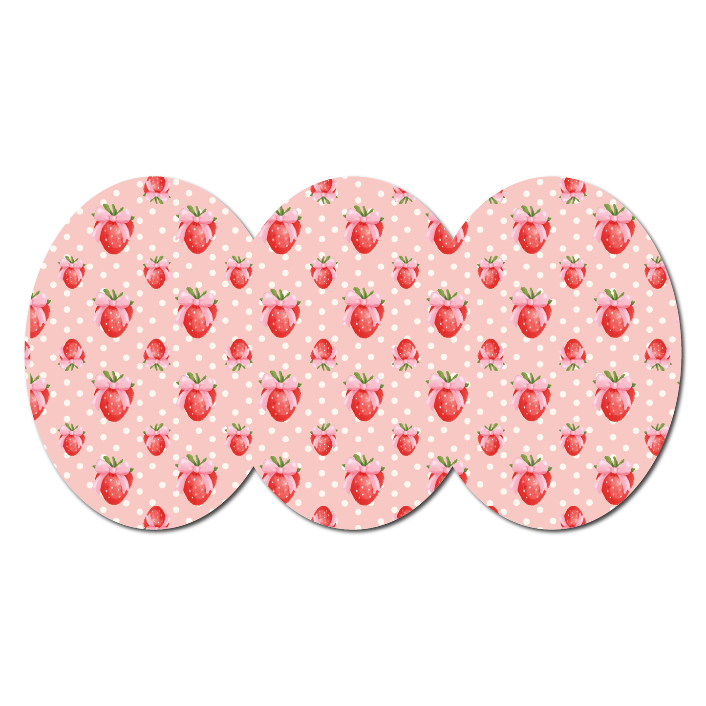Strawberry Coquette Berries 3 Pack CGM Patches