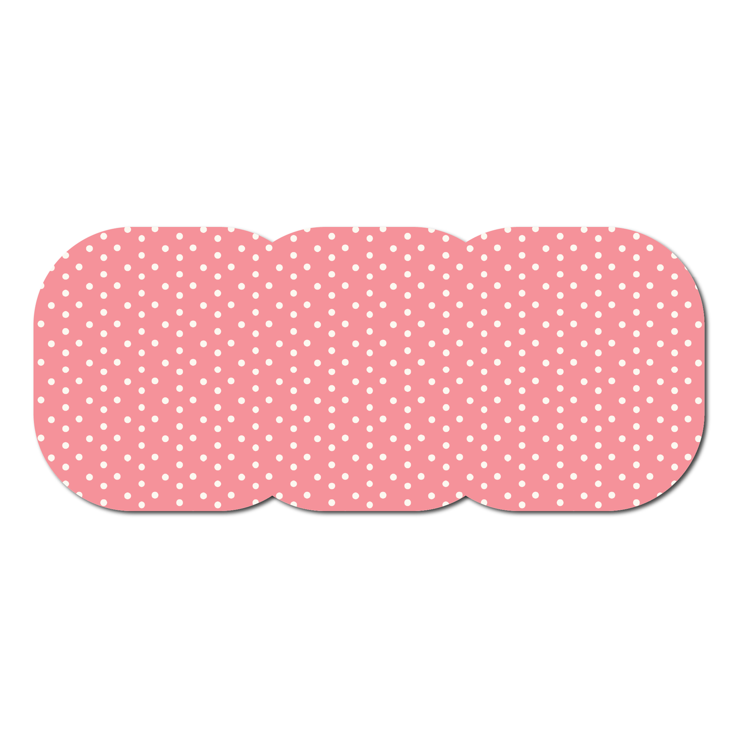 Strawberry Coquette Dark Pink Dots 3 Pack CGM Patches