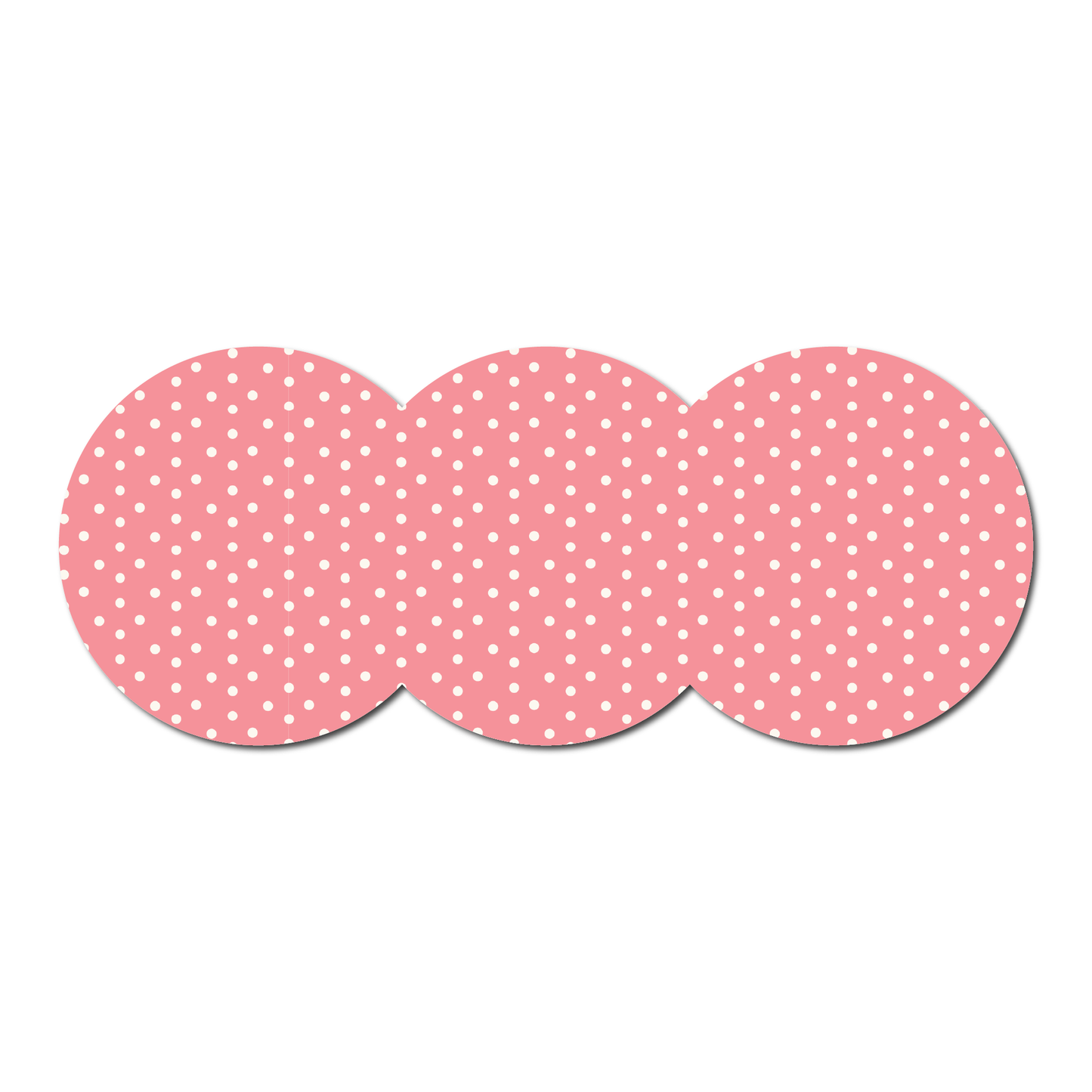 Strawberry Coquette Dark Pink Dots 3 Pack CGM Patches
