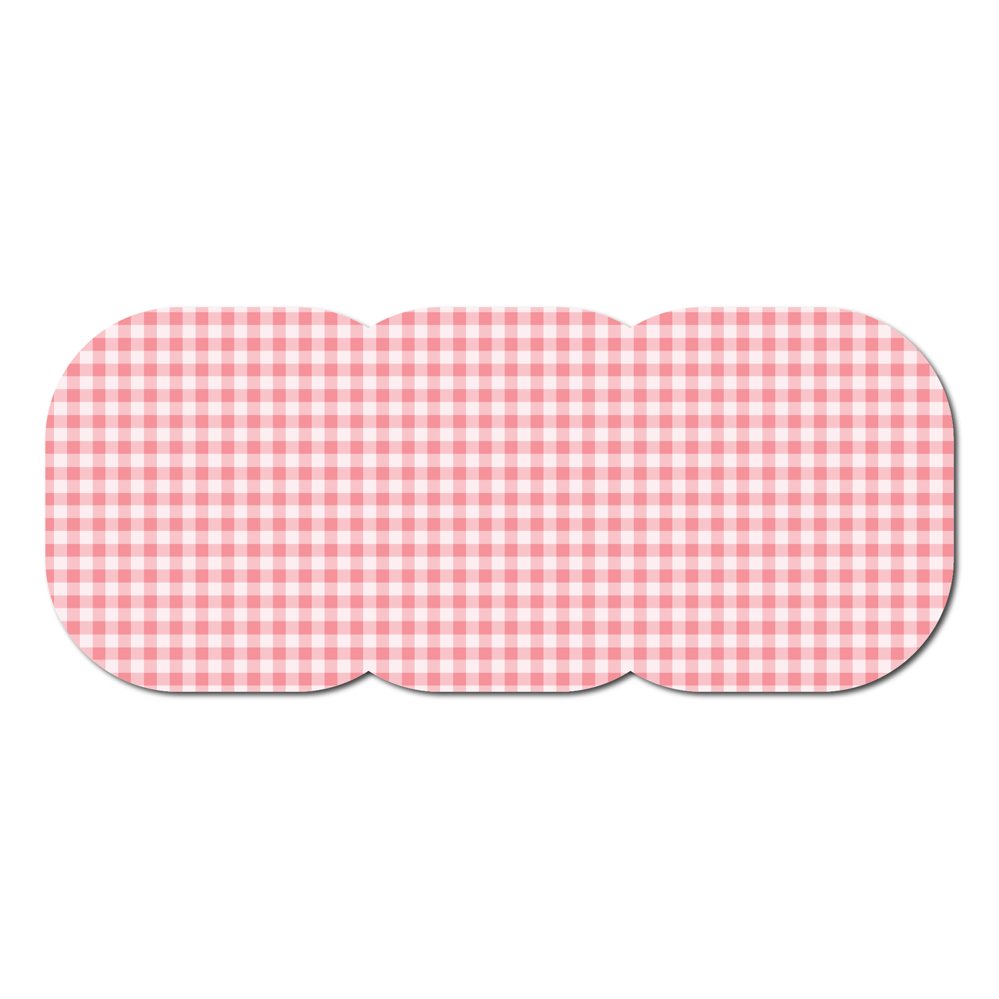 Strawberry Coquette Dark Gingham 3 Pack CGM Patches