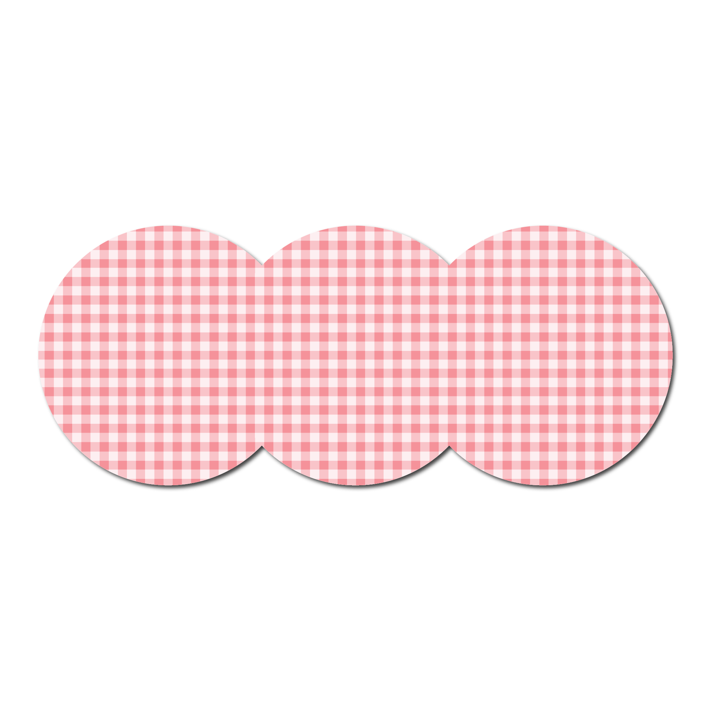 Strawberry Coquette Dark Gingham 3 Pack CGM Patches
