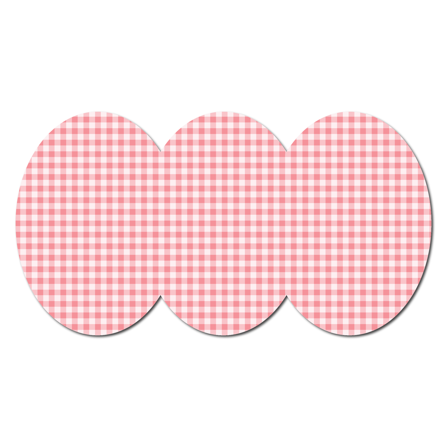 Strawberry Coquette Dark Gingham 3 Pack CGM Patches