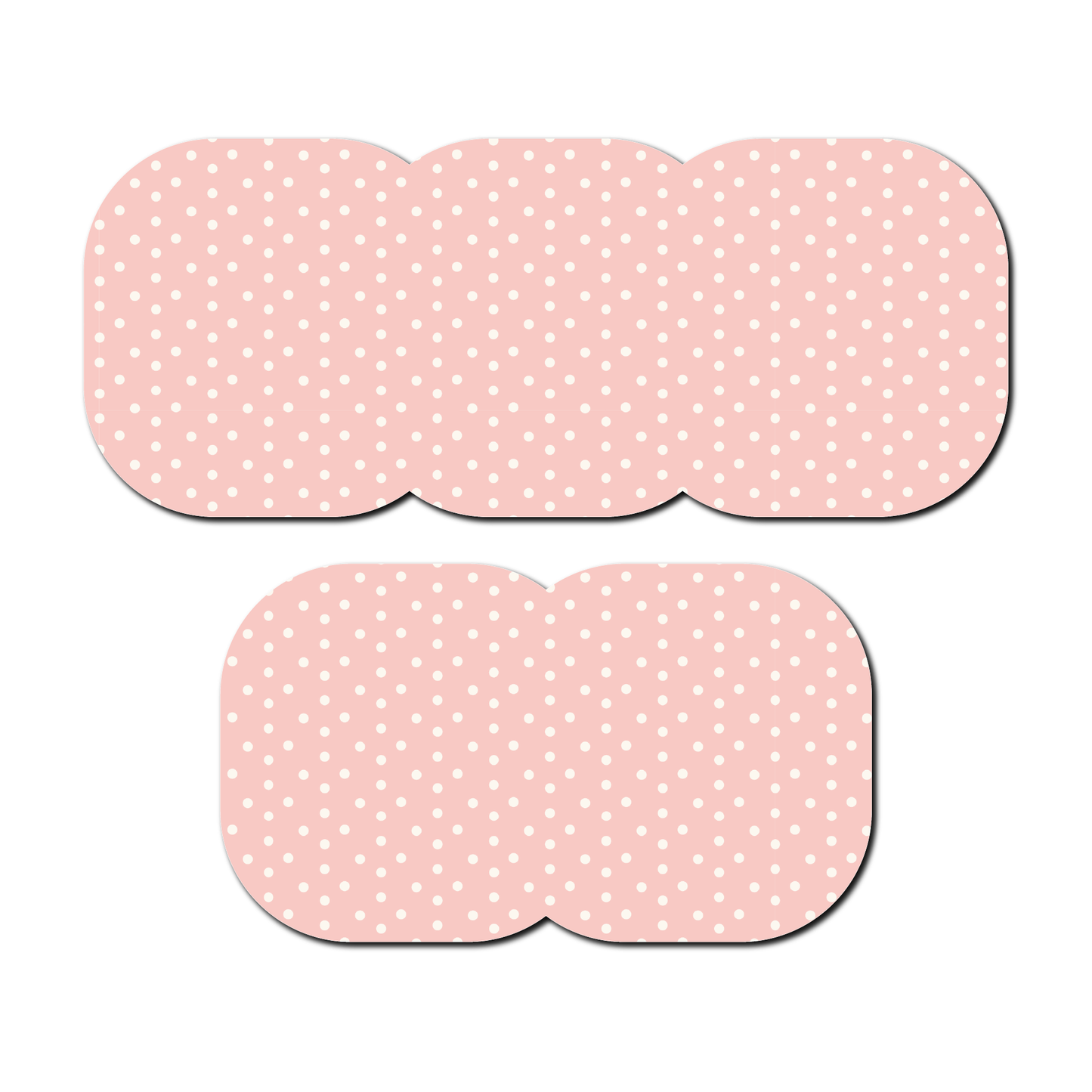 Strawberry Coquette Light Dots 5 Pack CGM Patches