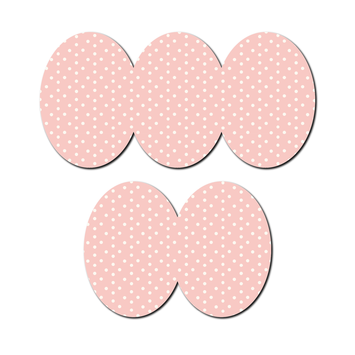Strawberry Coquette Light Dots 5 Pack CGM Patches