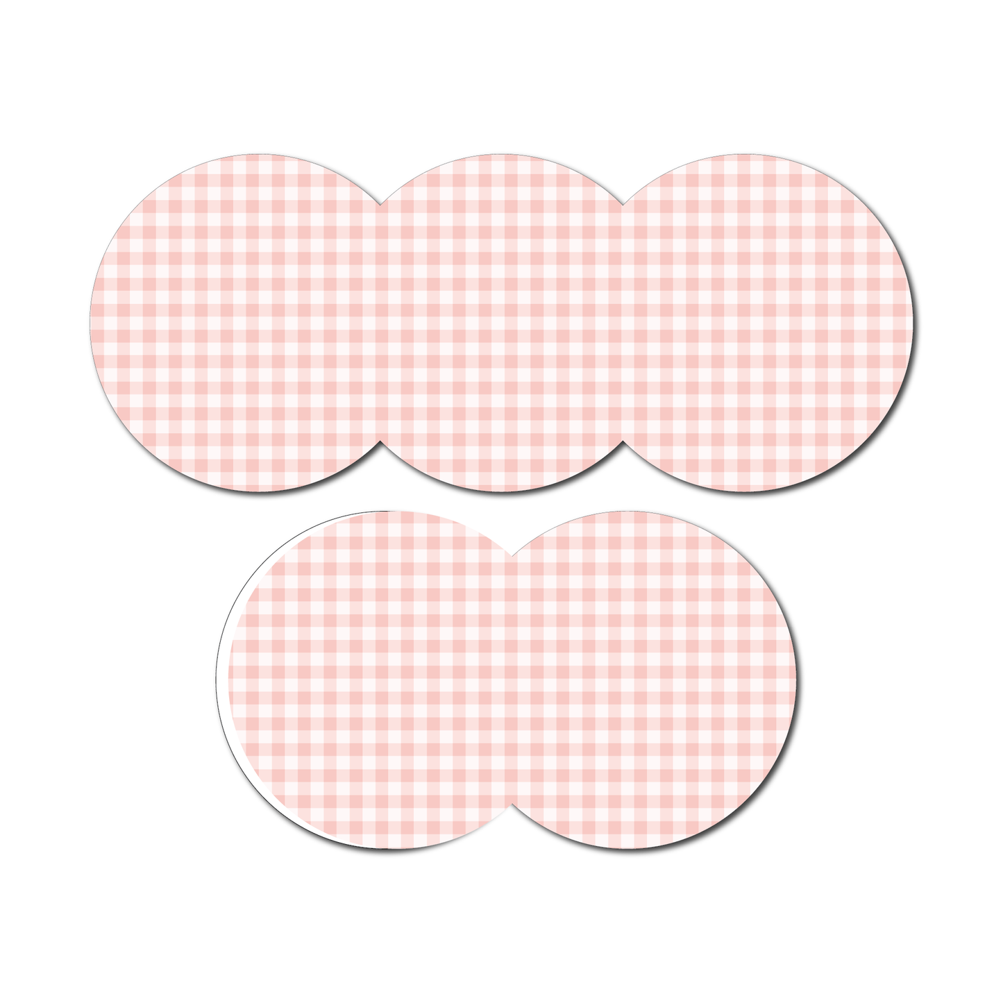 Strawberry Coquette Light Gingham 5 Pack CGM Patches