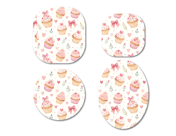 Cupcakes CGM Decorative Over Patch (No Hole)