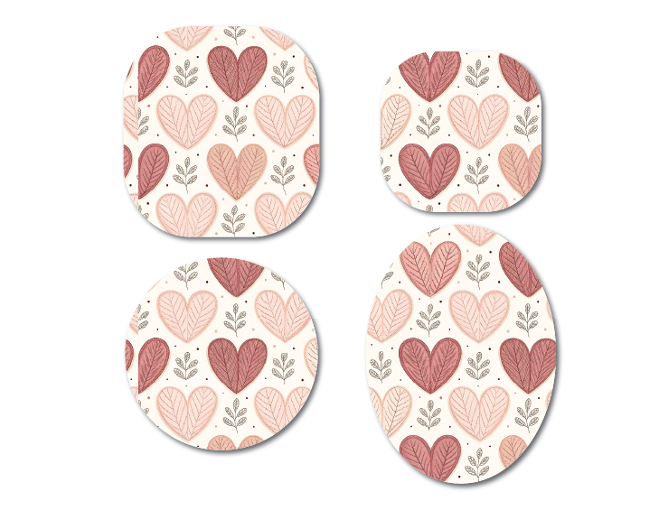 Doodle Love CGM Decorative Over Patch (No Hole