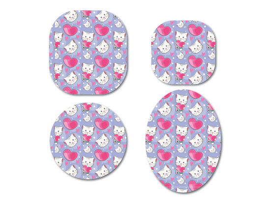 Kitten Love CGM Decorative Over Patch (No Hole)