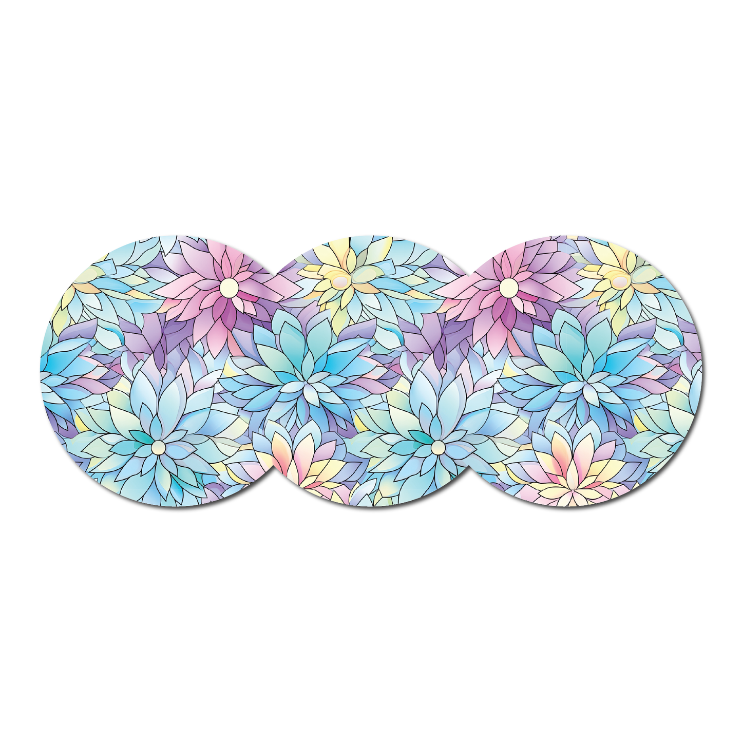 Stained Glass 3 Pack CGM Patches
