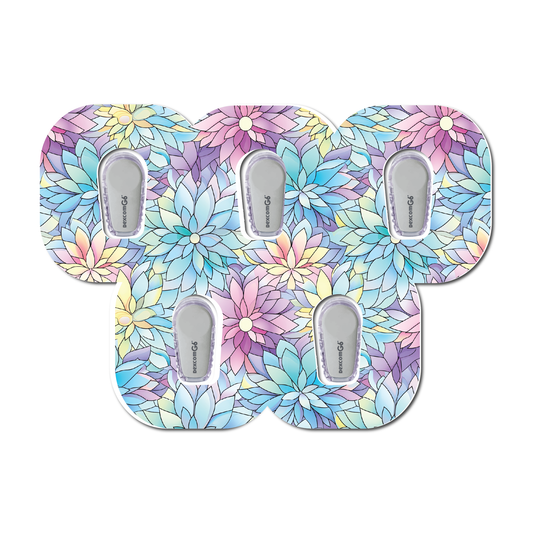 Stained Glass 5 Pack CGM Patches