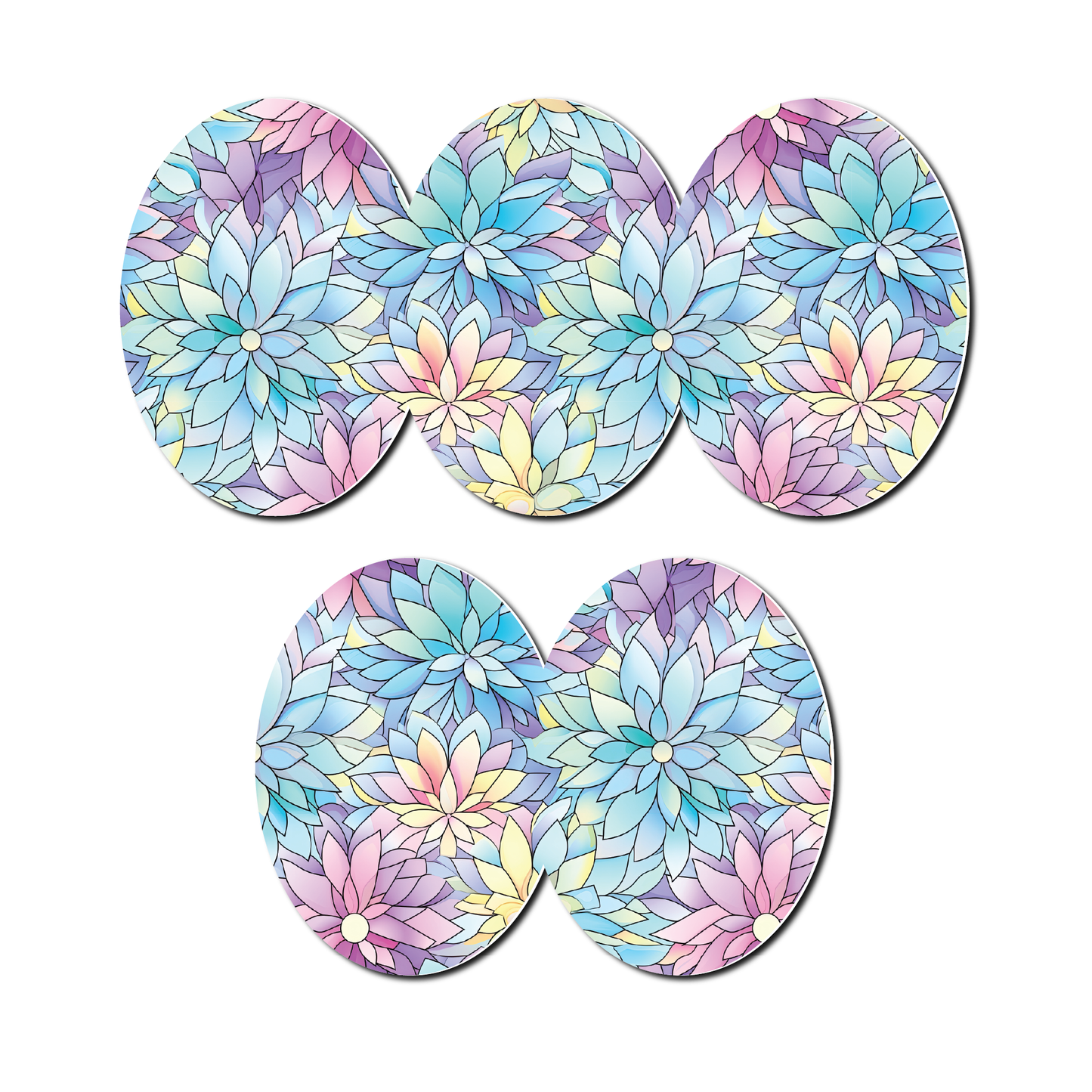 Stained Glass 5 Pack CGM Patches