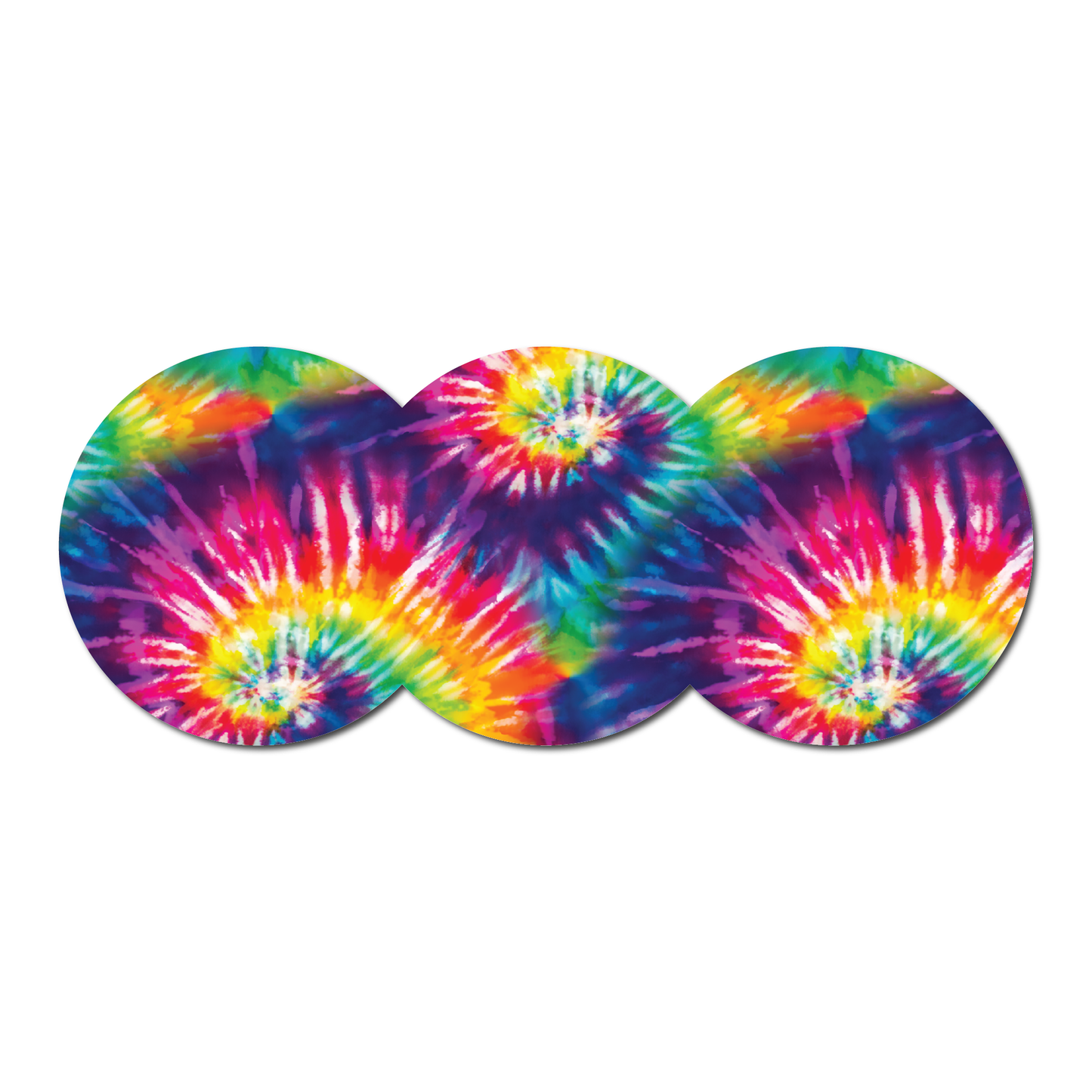 Retro Tie Dye 3 Pack CGM Patches