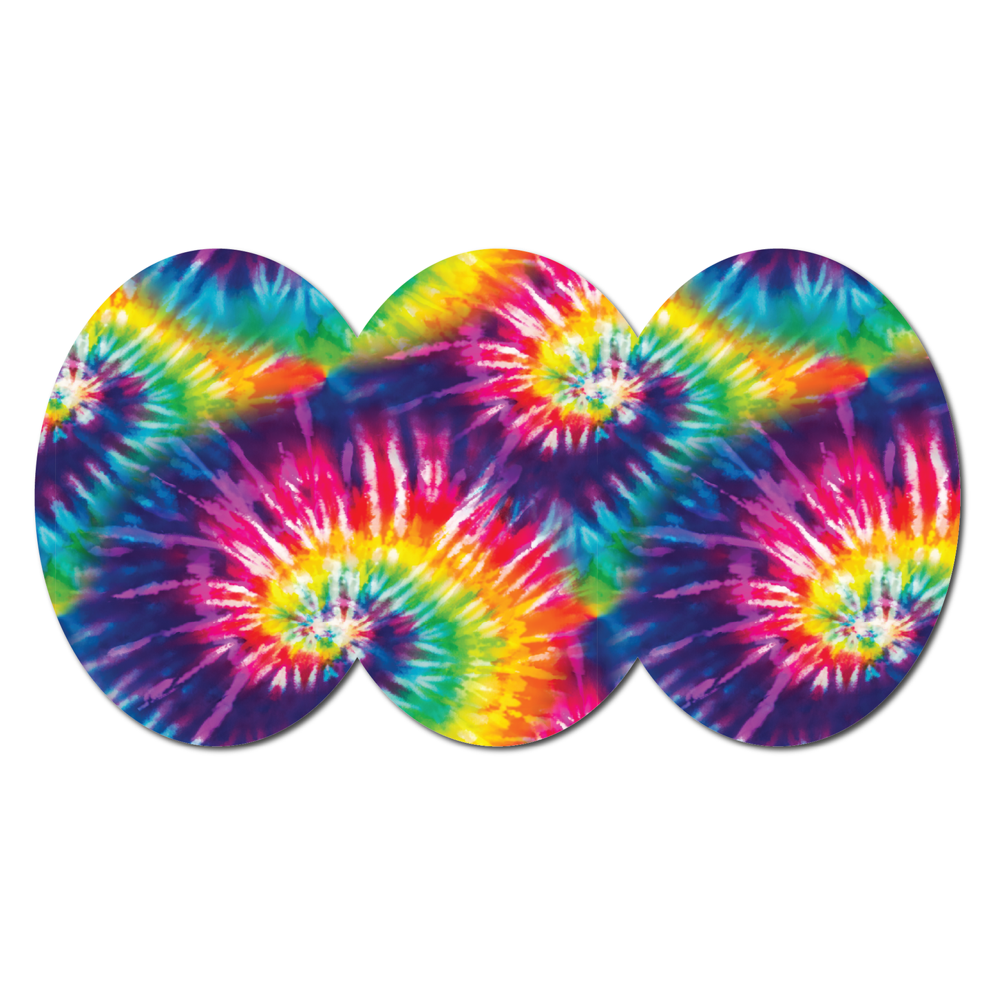 Retro Tie Dye 3 Pack CGM Patches