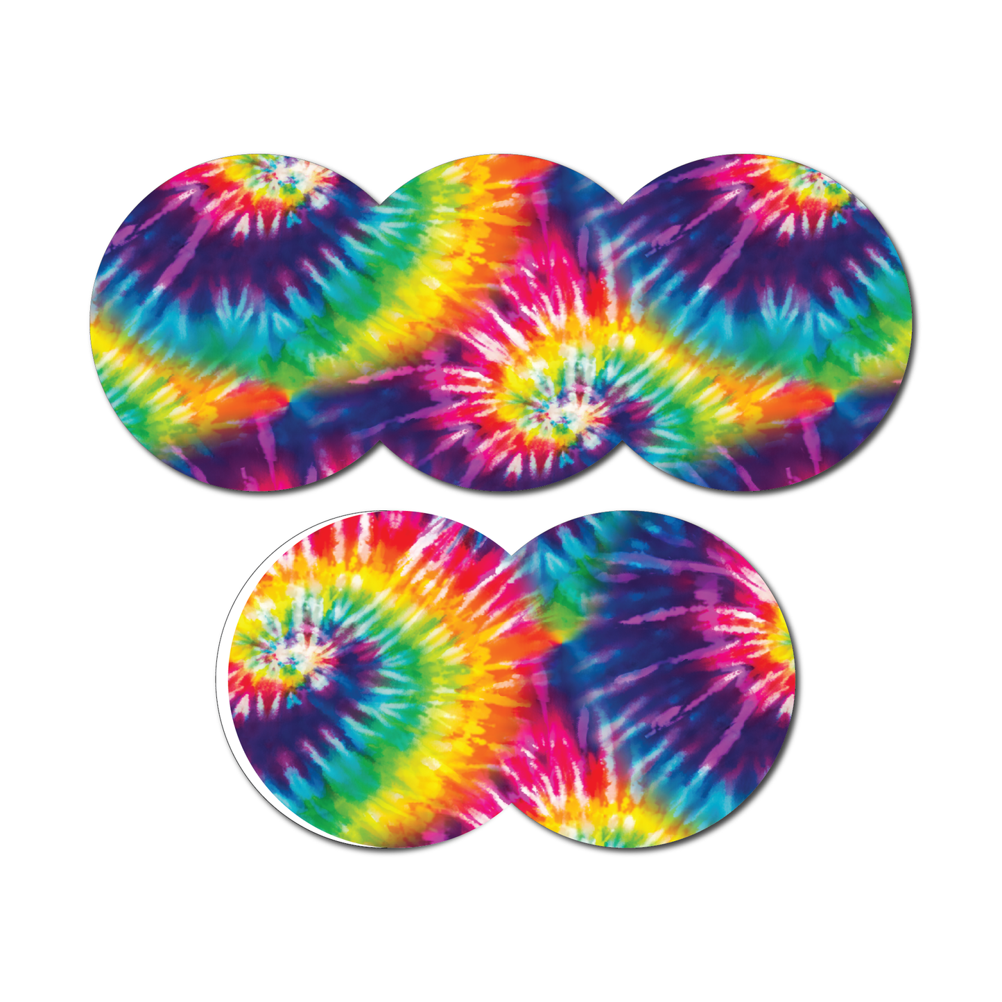 Retro Tie Dye 5 Pack CGM Patches