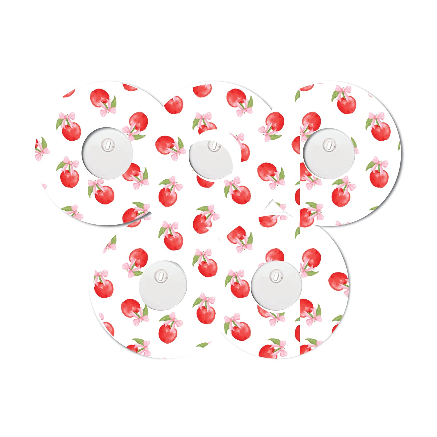 Cherry Coquette Tossed 5 Pack CGM Patches