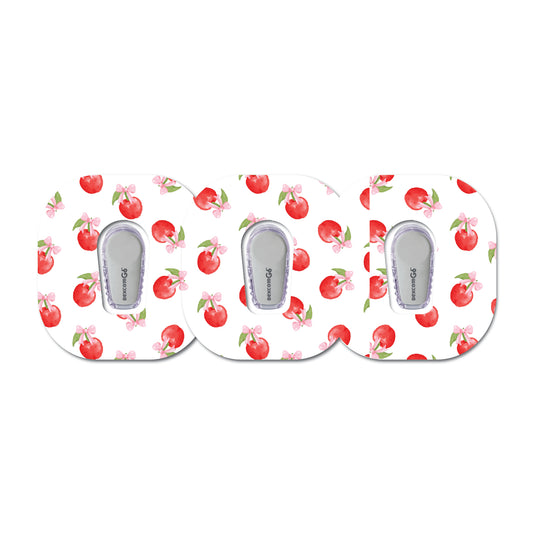 Cherry Coquette Tossed 3 Pack CGM Patches