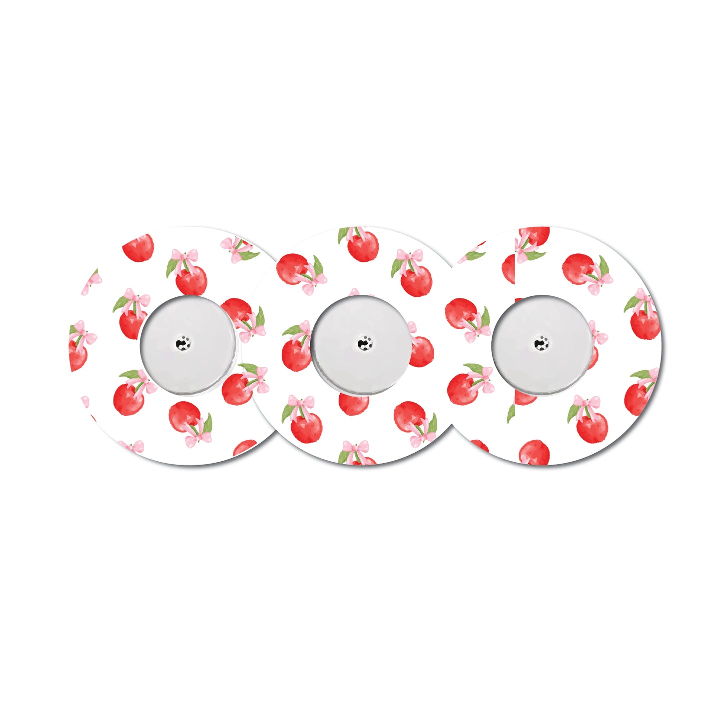 Cherry Coquette Tossed 3 Pack CGM Patches