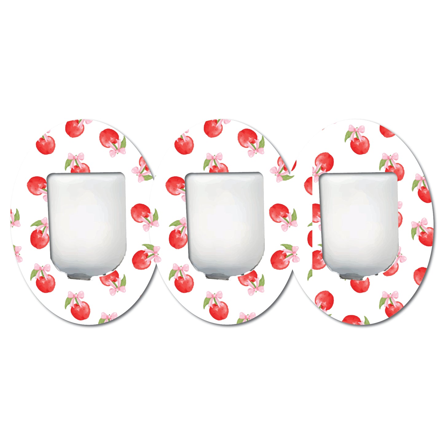 Cherry Coquette Tossed 3 Pack CGM Patches