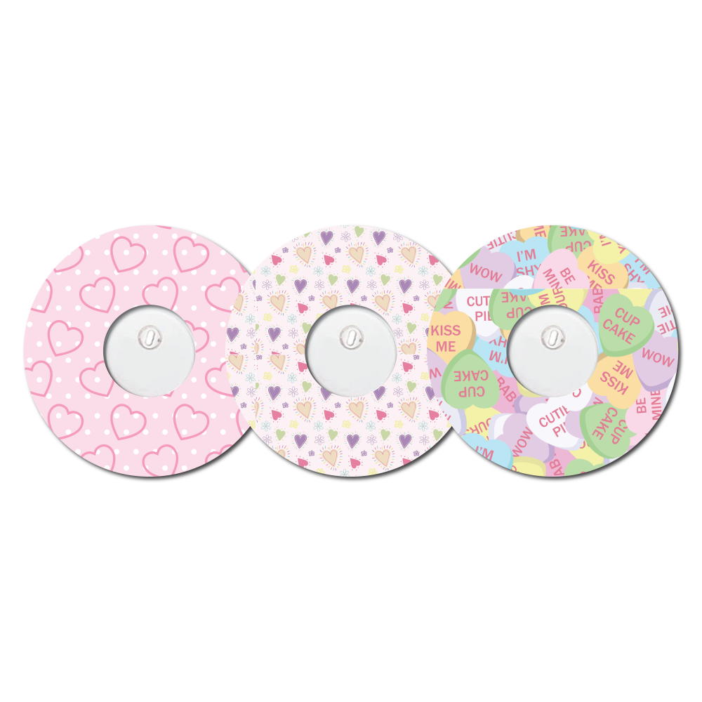 Hearts Collection Freestyle Libre 3 Set of 3